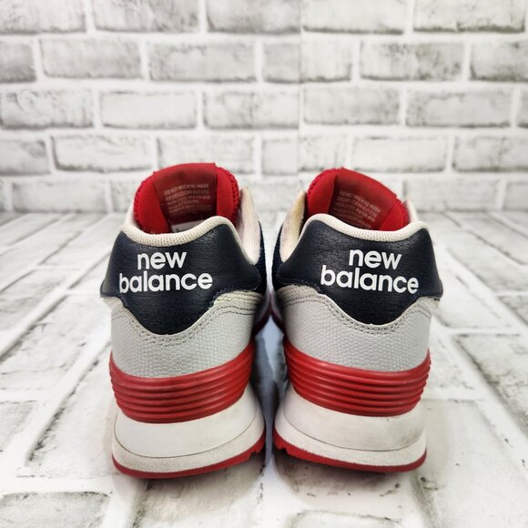 New Balance 574 Women's Sz 8 B Eclipse Red Classic Running Sneaker Shoes WL574SA - Picture 5 of 10
